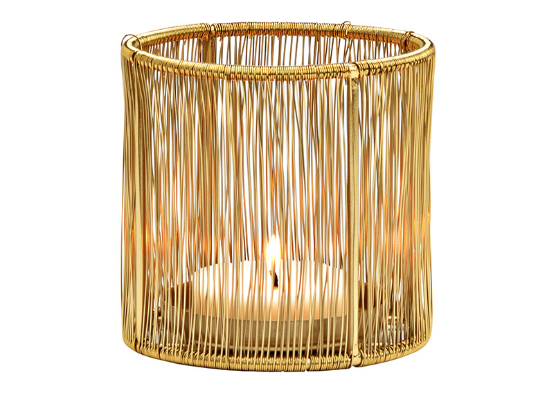 Produktbild Windlicht Kleines goldenes Windlicht