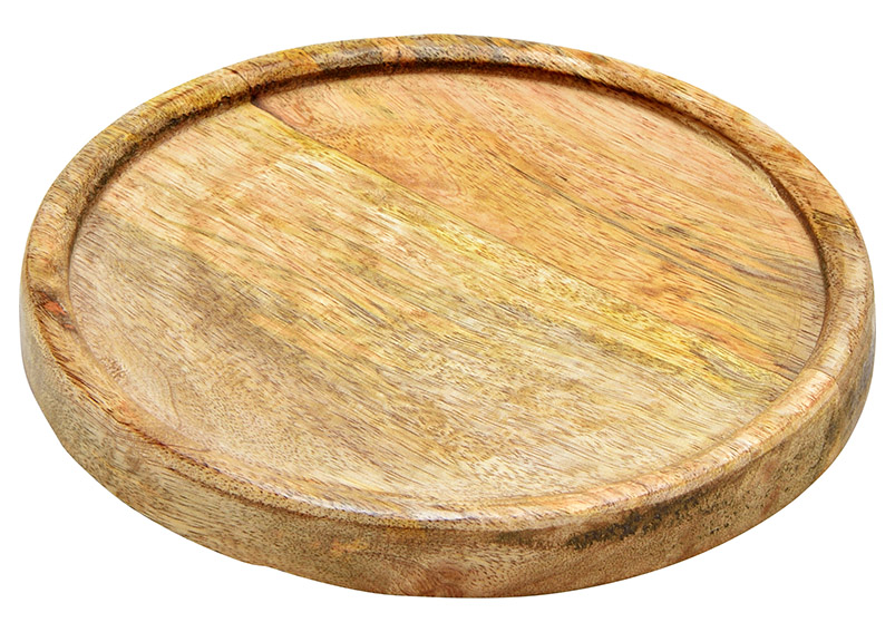 Produktbild Tablett Rundes Tablett aus Mangoholz