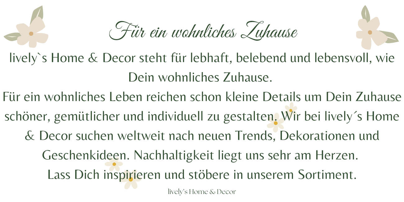 Für ein wohnliches zu Hause