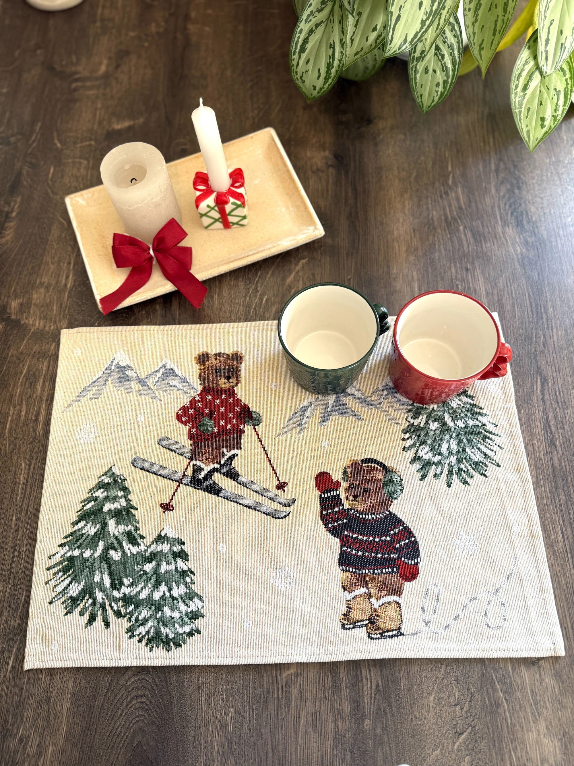Tischset Winterbär