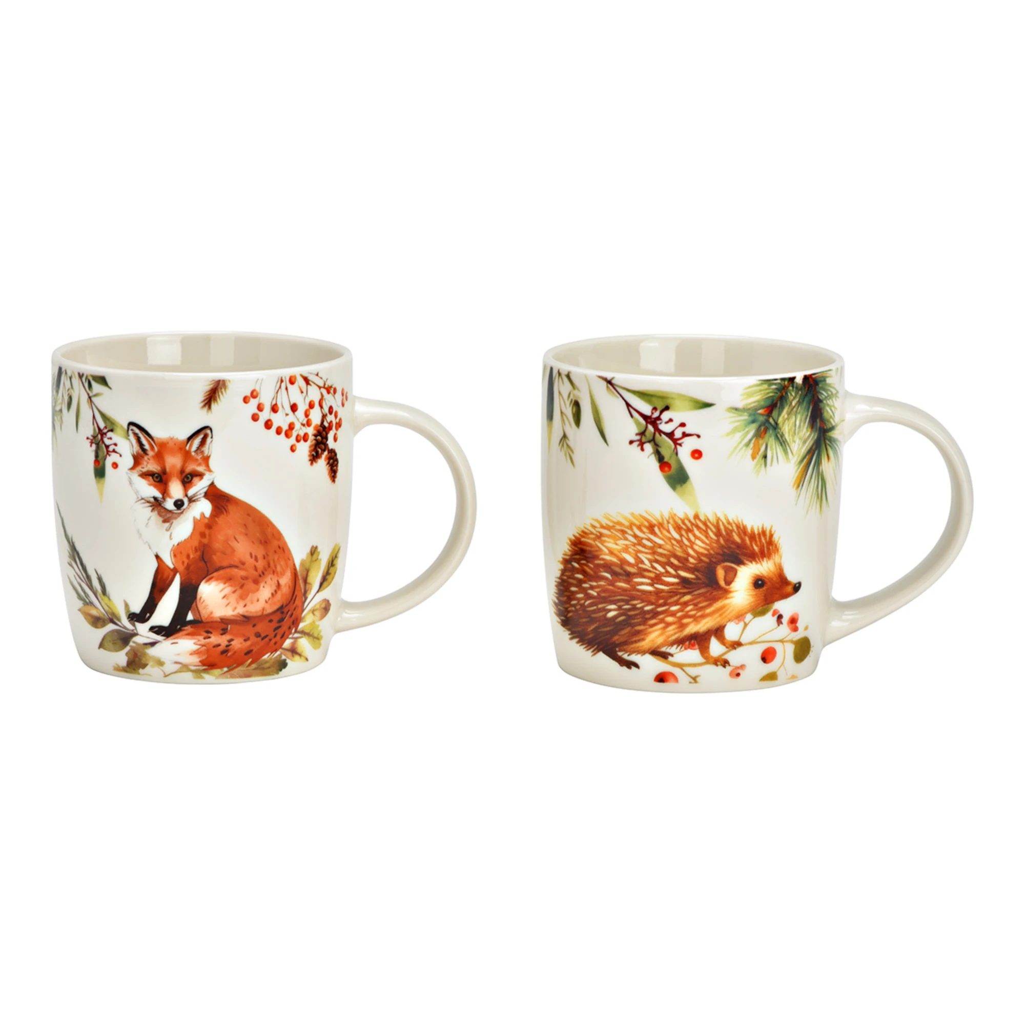 Produktbild Becher Becher aus Porzellen mit Fuchs und Igel Motiv