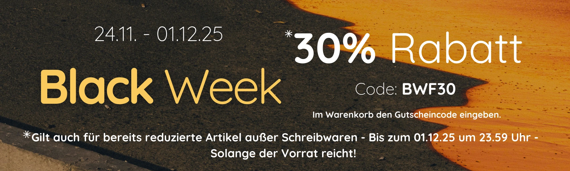 Black Week 30% Rabat