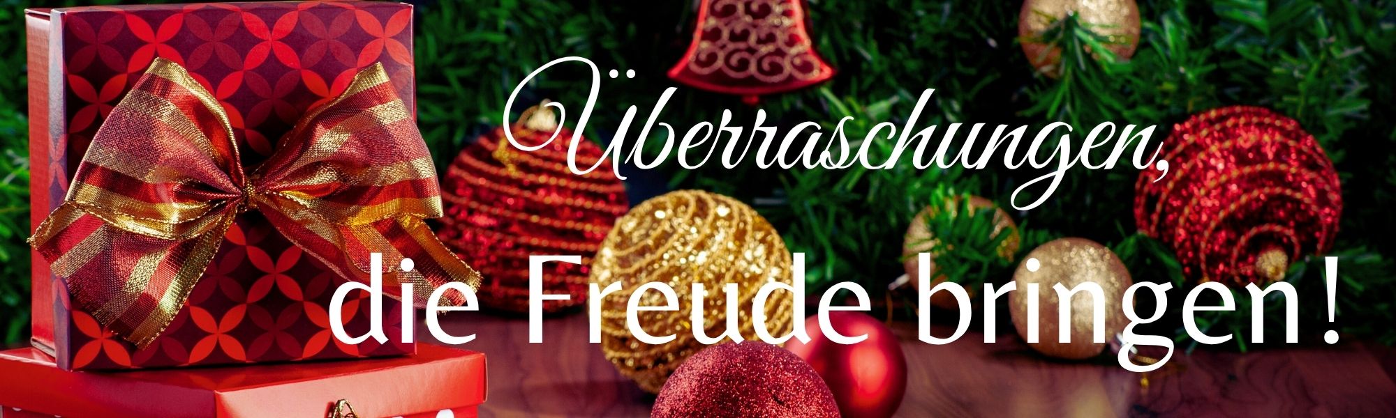 Überraschungen die Freude bringen